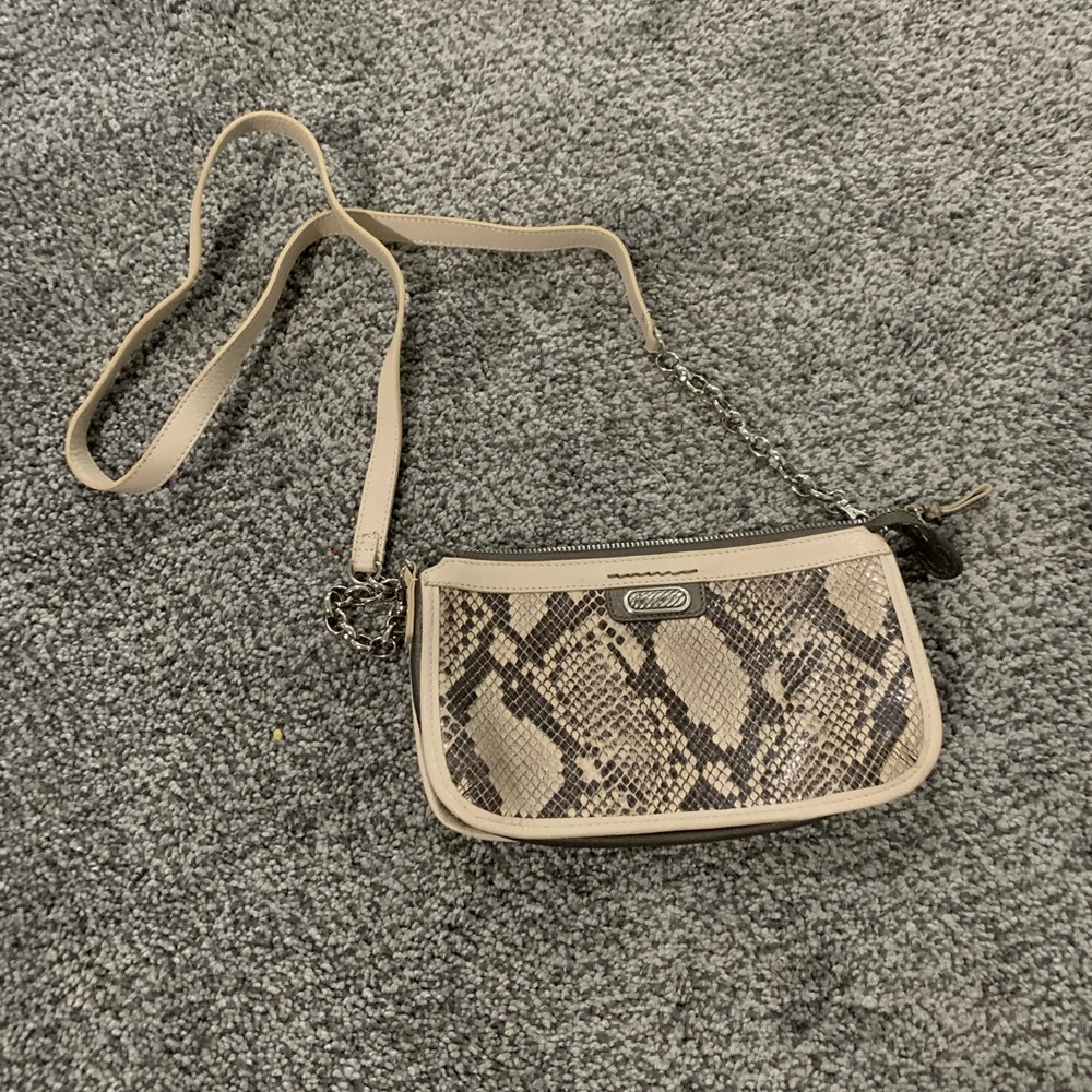 Snakeprint Brighton crossbody purse